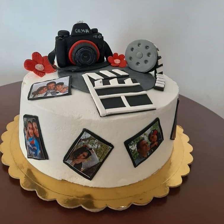 کیک دوربین | سرآشپز پاپیون